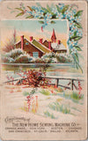 Vintage The New Home Sewing Mashine Co. Advertising Trade Card PB23