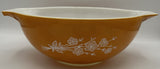 Vintage Pyrex Cinderella Nesting Mixing Bowls Buttefly Gold Set of 4 SKUu227