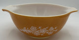 Vintage Pyrex Cinderella Nesting Mixing Bowls Buttefly Gold Set of 4 SKUu227