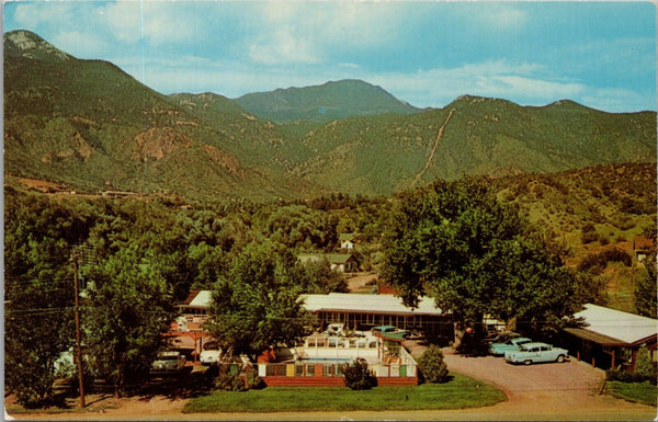 Avon Village Motel Manitou Springs CO Postcard PC370