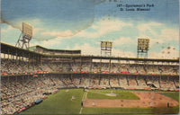 Sportsman's Park St. Louis MO Postcard PC435