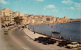 Malta The Strand Sliema Postcard PC387