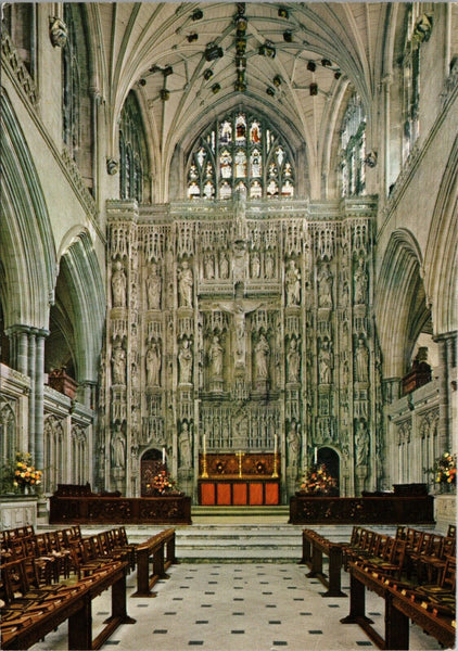 Winchester Cathedral Great Screen and High Altar Postcard PC387