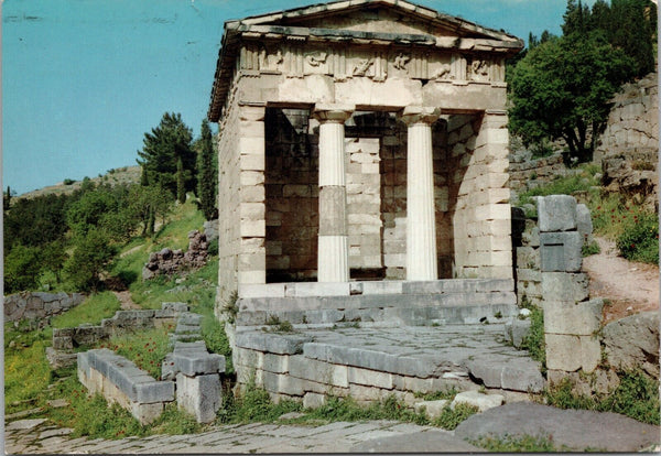 The Treasure of the Athenians Delphi Postcard PC387