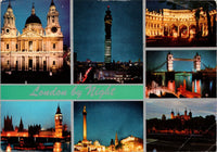 London by Night Postcard PC387