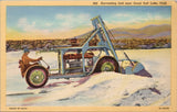 Harvesting Salt near Great Salt Lake Utah Postcard PC386