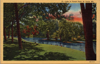 Lakein Forest Park St. Louis MO Postcard PC385