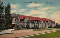 Brewer Field House Missouri University Columbia MO Postcard PC385