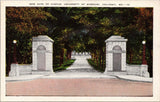 New Gate to Campus University to Missouri Columbia MO Postcard PC384