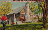 Old Matt's Cabin in Shepherd of The Hills Country Branson MO Postcard PC383