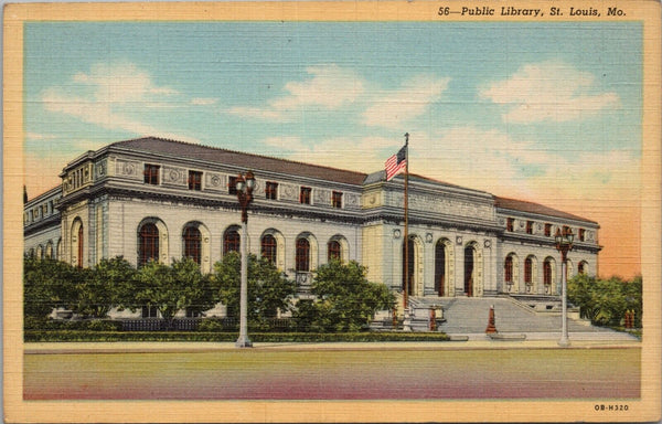 Public Library St. Louis MO Postcard PC383