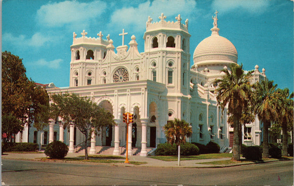 Sacred Heart Church Galveston TX Postcard PC411