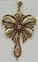 Premier Designs Jewelry Pink & Gold Tone Earrings & Pendant Set SKU PB77