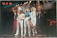 Vintage 1981 REO Speedwagon Concert Poster Cat. No. 43 32" X 21" NOS