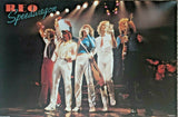 Vintage 1981 REO Speedwagon Concert Poster Cat. No. 43 32" X 21" NOS