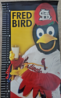 St. Louis Cardinals Fredbird SGA Stadium Giveaway Growth Chart Poster Full Size9