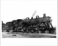 Prewar Illinois Central Railroad 1196 Steam Locomotive St. Louis, MO. T4-53