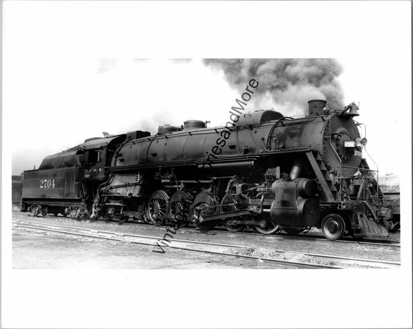 1947 Illinois Central Railroad 2704 Steam Locomotive East St. Louis, ILL T4-57