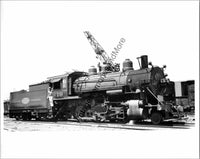 1940 Illinois Terminal Railroad Co. 19 Steam Locomotive McKinley, ILL T4-43