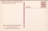 Wilton Hotel Long Beach CA Postcard PC434