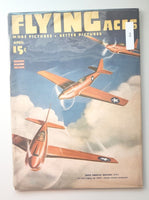 1943 Flying Aces Mag April Mustangs P-51 Airplane Storys Model Building M510