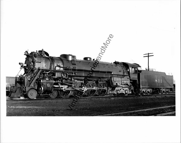 1938 St. Louis Southwestern 811 Steam Locomotive East St. Louis, ILL T4-27
