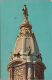 Tower of City Hall Philadelphia PA Postcard PC402