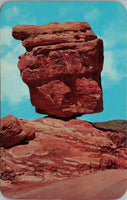 World Famous Balanced Rock in the Garden of the Gods CO Postcard PC395