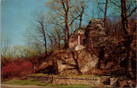 Monument Where Father Marquette & Joilet Entered Illinois Postcard PC395