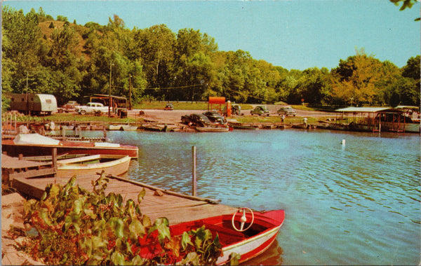 Boat Harbor Pere Marquette State Park Grafton IL Postcard PC395