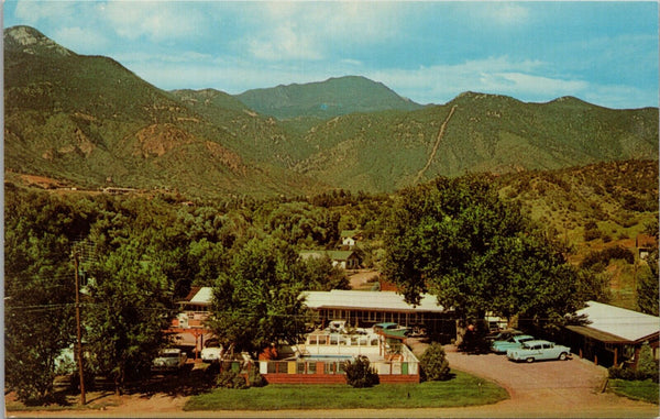 Avon Village Motel Manitou Springs CO Postcard PC366