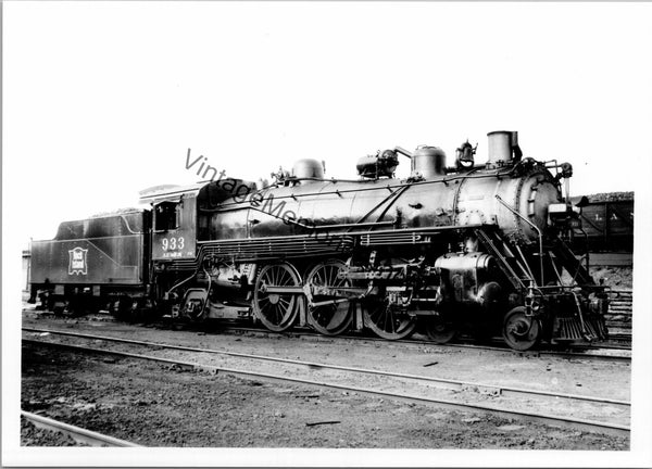 Vintage Rock Island Railroad 933 Steam Locomotive T3-563