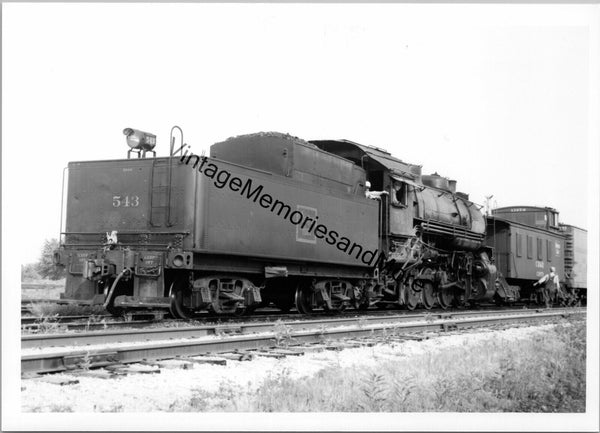 Vintage Burlington Route Railroad 543 Steam Locomotive T3-512