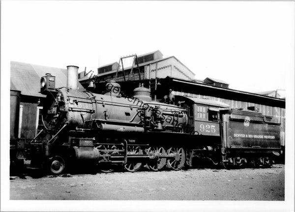 Vintage Denver & Rio-Grande Western Railroad 925 Steam Locomotive T3-509