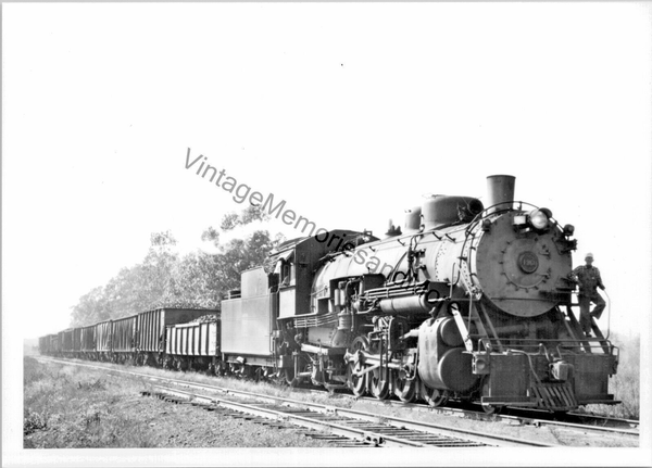 Vintage Burlington Route Railroad 4960 Steam Locomotive T3-517