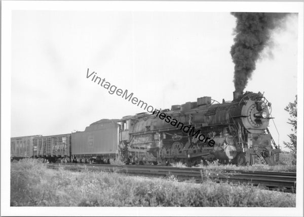 Vintage Burlington Route Railroad 543 Steam Locomotive T3-520