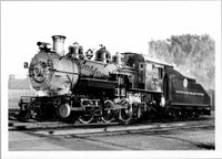 Vintage Denver & Rio-Grande Western Railroad 57 Steam Locomotive T3-510