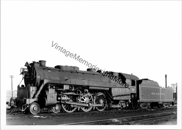 Vintage Reading Railroad 211 Steam Locomotive T3-537