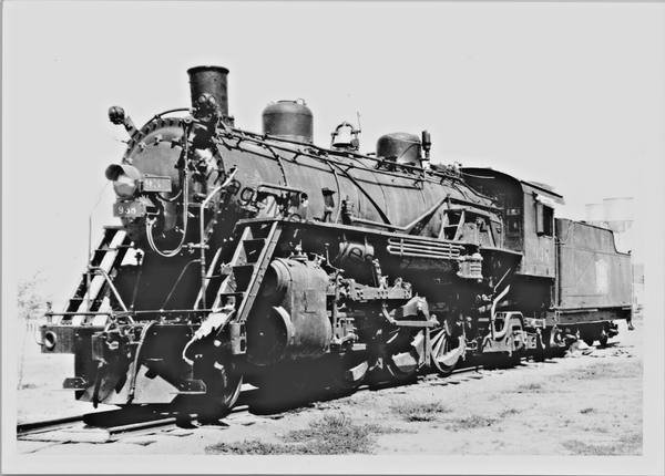 Vintage Rock Island Railroad 938 Steam Locomotive T3-565