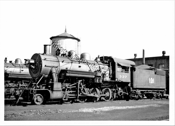 Vintage Bessemer & Lake Erie Railroad 337 Steam Locomotive T3-572