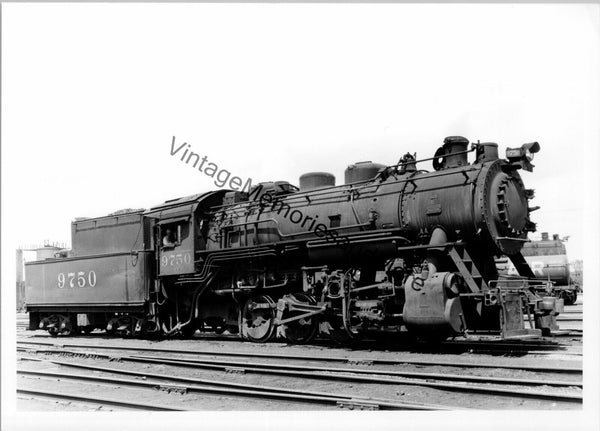 Vintage Missouri Pacific Line Railroad 9750 Steam Locomotive T3-400