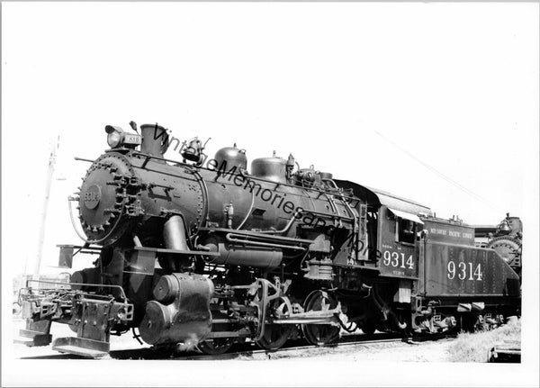 Vintage Missouri Pacific Line Railroad 9314 Steam Locomotive T3-401