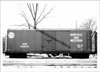 Vintage Norfolk and Western Railroad 526634 M of W Box Car - Marion, IN T3-426