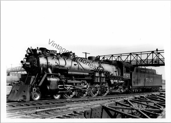 Vintage Missouri Pacific Line Railroad 5325 Steam Locomotive T3-408