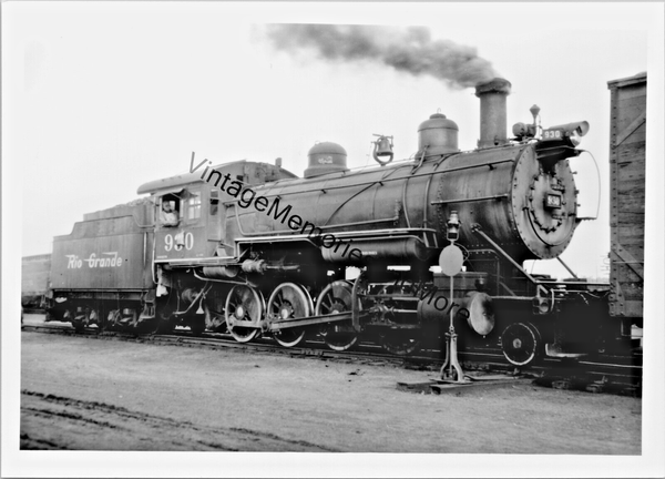 Vintage Rio-Grande Railroad 930 Steam Locomotive T3-502