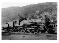 Vintage Erie Railroad 2555 Steam Locomotive T3-474