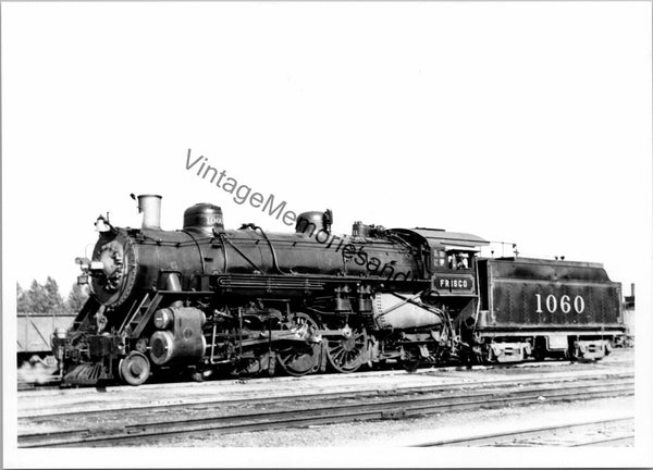 Vintage Frisco Line Railroad 1060 Steam Locomotive T3-488