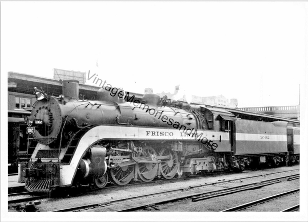 Vintage Frisco Line Railroad 1062 Steam Locomotive T3-490