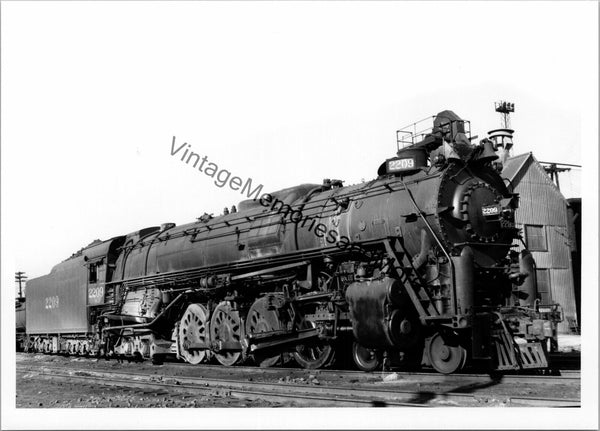 Vintage Missouri Pacific Line Railroad 2209 Steam Locomotive T3-390