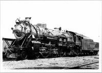 Vintage Missouri Pacific Line Railroad 6603 Steam Locomotive T3-397